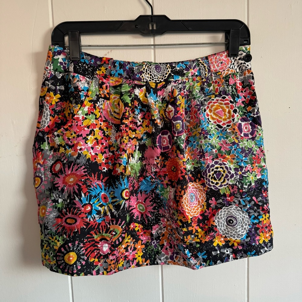 See By Chloé Multicolor Floral Mini Skirt